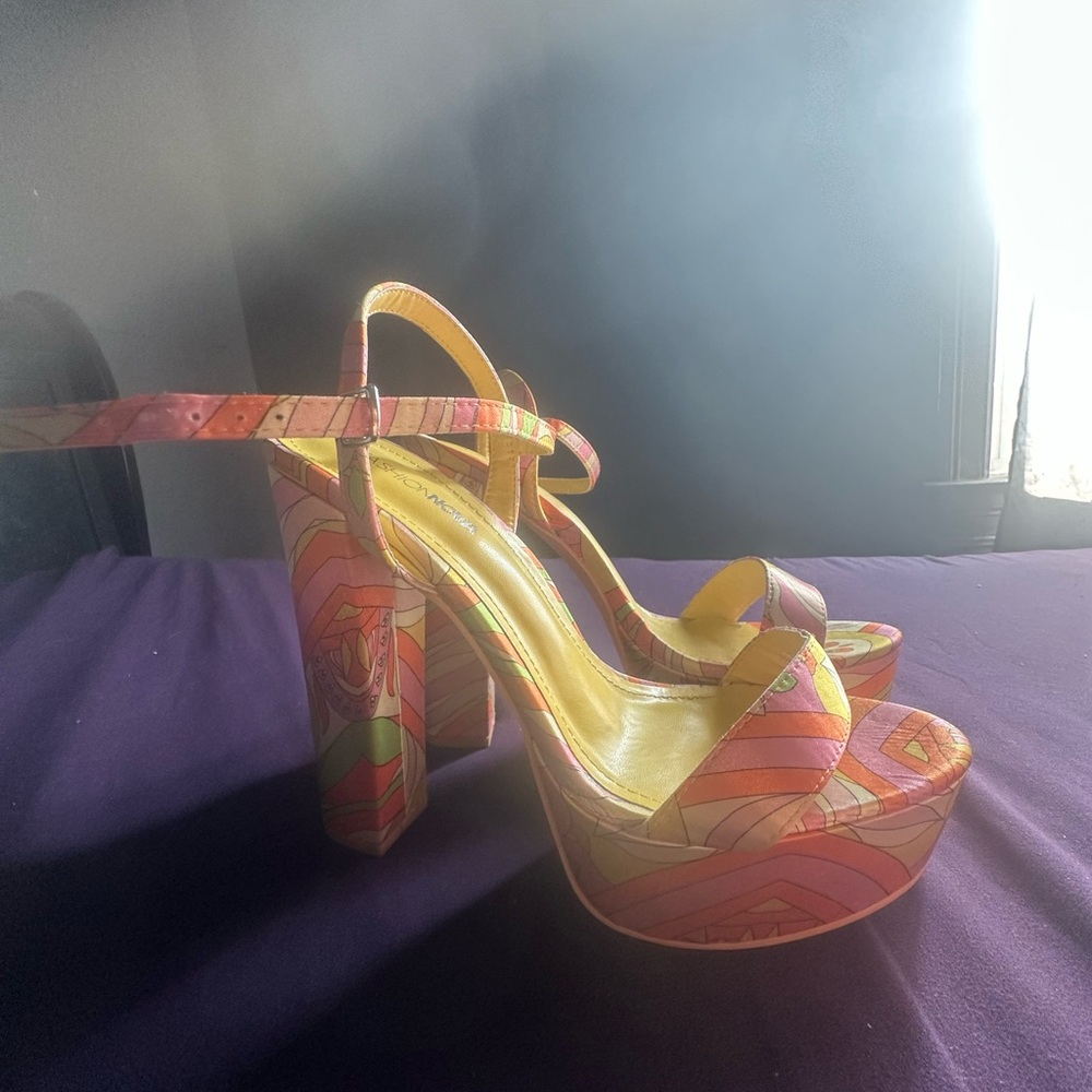 Colorful Platform Sandals
